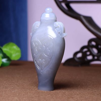 和田玉青海料小擺件,真的值得收藏嗎?