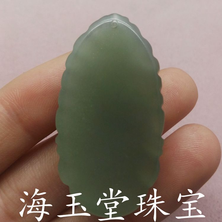 廠家直銷(xiāo)天然和田玉青海料玉石保平安觀音頭吊墜精品玉器掛件批發(fā)
